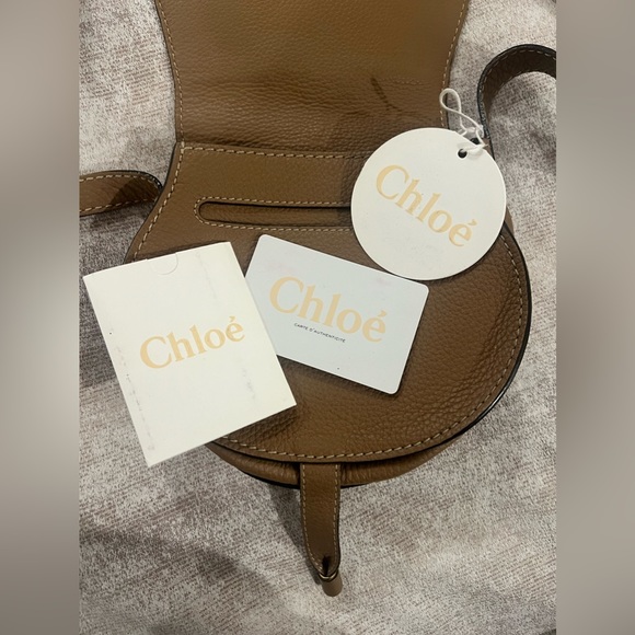 Chloe Marcie Foldover Small Saddle Bag - Picture 7 of 13